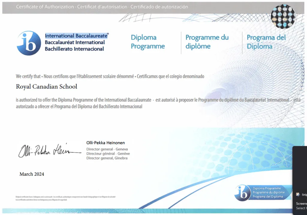 IB Diploma Programme